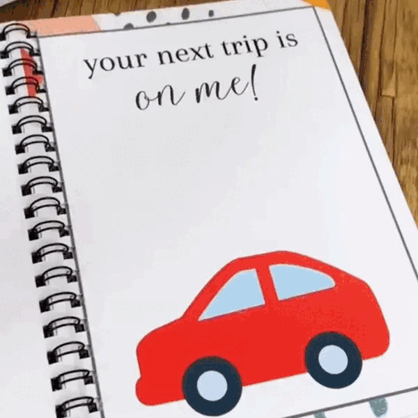 🔥 Last Day 50% OFF 🔥 Christmas Gift Card Book – 12 Gift Card Pages & Personal Message Holder (B)